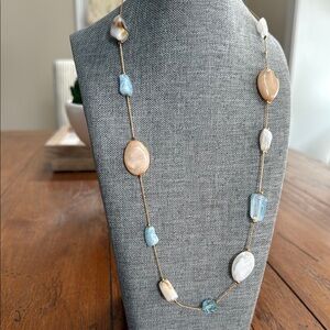 Elegant Multi-Stone Necklace/ Hat Ring